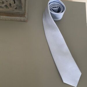 TOMMY HILFIGER Light Blue Geometric Men's Tie